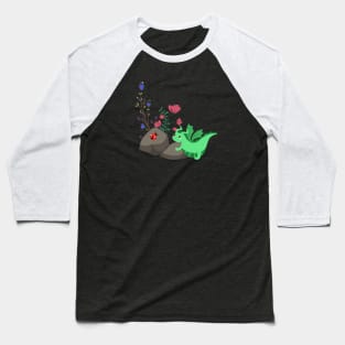 Baby Dragon (green) Baseball T-Shirt